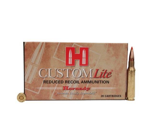 Hornady Custom Lite 7mm-08 Remington 120 Grain Super Shock Tip Centerfire Rifle Ammunition 80572 Caliber: 7mm-08 Remington, Number of Rounds: 500