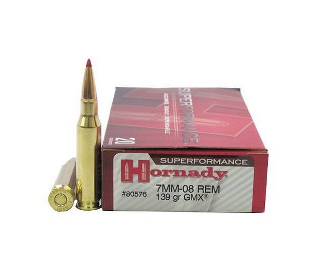 Hornady Superformance 7mm-08 Remington 139 Grain Gilding Metal eXpanding Centerfire Rifle Ammunition 80576 Caliber: 7mm-08 Remington, Number of Rounds: 500