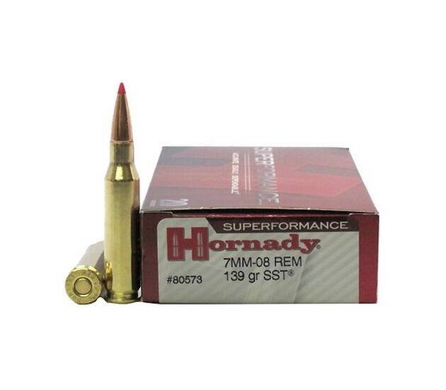 Hornady Superformance 7mm-08 Remington 139 Grain Super Shock Tip Centerfire Rifle Ammunition 80573 Caliber: 7mm-08 Remington, Number of Rounds: 500