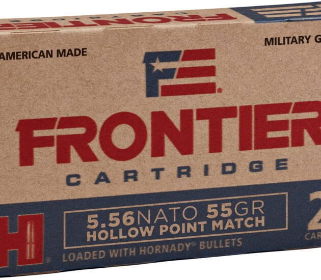 Hornady Frontier 5.56x45mm NATO 55 Grain Hollow Point Centerfire Rifle Ammunition 500 RDS