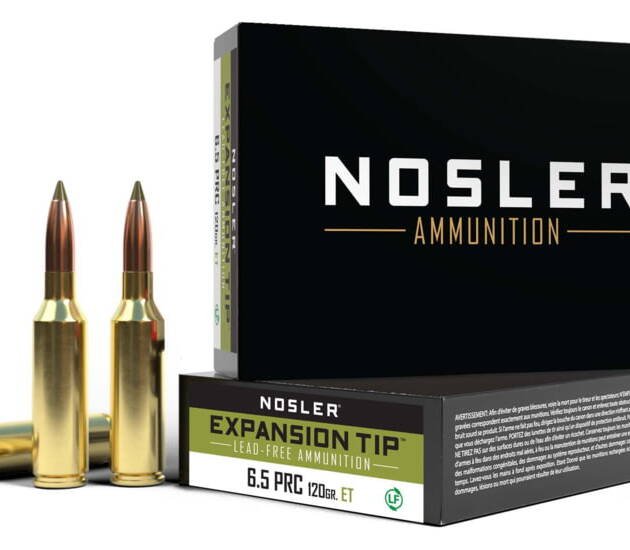 Nosler 6.5 PRC E-Tip 120 grain Brass Cased Rifle Ammunition 40688 Caliber: 6.5mm PRC, Number of Rounds: 500