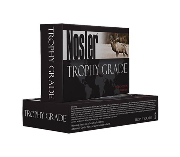 Nosler Trophy Grade .300 Winchester Magnum 200 Grain Nosler Partition Brass Cased Centerfire Rifle Ammunition 500 ROUNDS