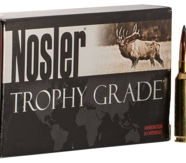 Nosler Trophy Grade 6.5mm Creedmoor 142 Grain AccuBond Brass Cased Centerfire Rifle Ammunition 500 RDS