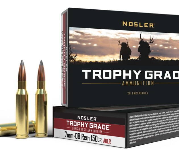 Nosler 7mm-08 Remington Long Range AccuBond 150 grain Brass Cased Rifle Ammunition 61020 Caliber: 7mm-08 Remington, Number of Rounds: 500
