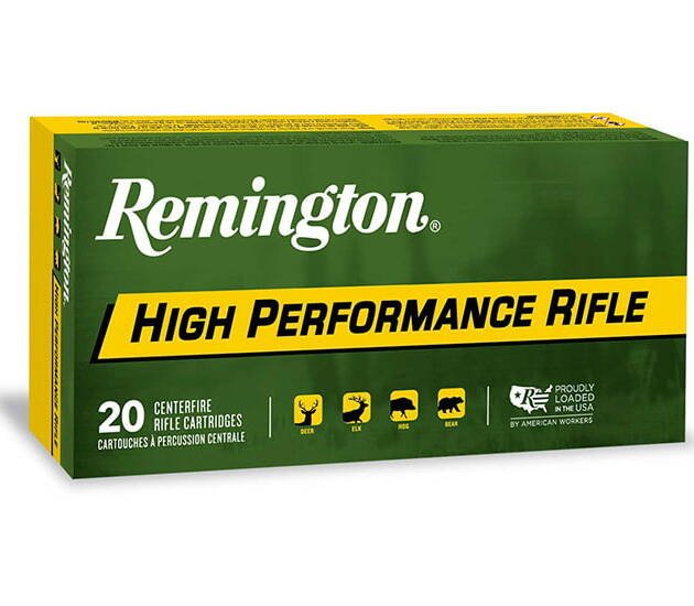 Remington High Performance Rifle .45-70 Government Full Pressure 300 Grain Semi-Jacketed Hollow Point 500 rounds