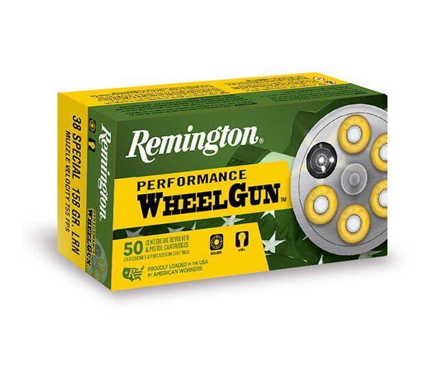 Remington Performance Wheelgun .38 Special 148 Grain Target Master Wadcutter Centerfire Pistol Ammunition 22267 Caliber: .38 Special, Number of Rounds: 500