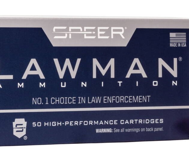 Speer Lawman Handgun Training 9mm Luger 124 grain Total Metal Jacket Centerfire Pistol Ammunition 500 rounds