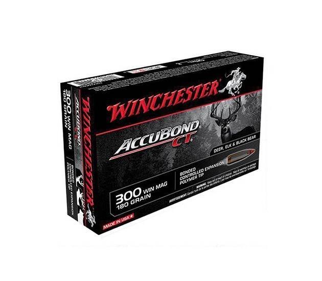 Winchester Supr 300 Win Mag 180gr AccuBnd CT S300WMCT 500 ROUNDS