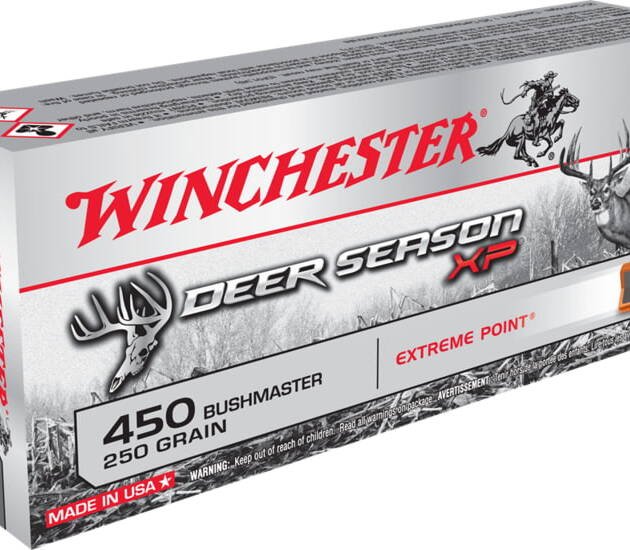 Winchester DEER SEASON XP .450 Bushmaster 250 grain Extreme Point Polymer Tip 500 rounds