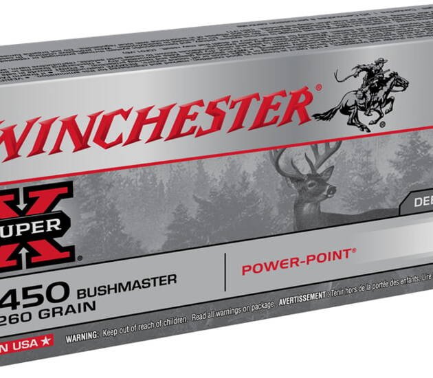 Winchester SUPER-X RIFLE .450 Bushmaster 260 grain Power-Point 500 rounds